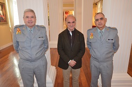 Recepción de Miguel Ángel de la Cruz en la Sala de Directores de la AGM