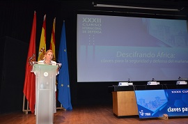 Ximena Bartolomé durante su poenencia
