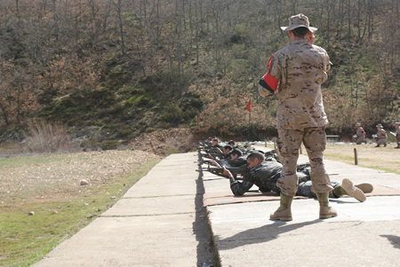 Patrullas de tiro. Prueba de tiro