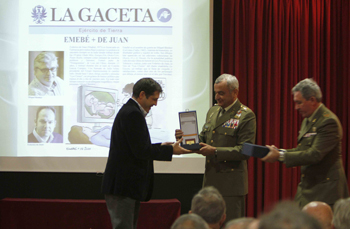 Presentación del Calendario del Ejército 2012