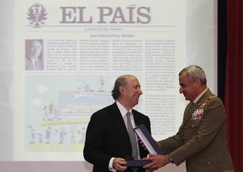Presentación del Calendario del Ejército 2012