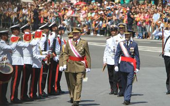 Sus Majestades los Reyes en el acto
