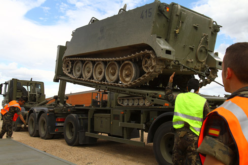 Brigada XII preparación del contingente para el Líbano