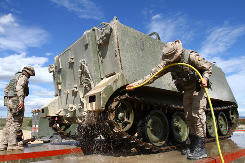 Brigada XII preparación del contingente para el Líbano