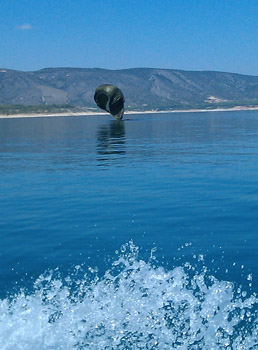 Salto paracaidista sobre el embalse de Buendía