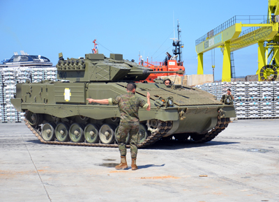 Misión E. Forward Presence. Embarco en Vigo