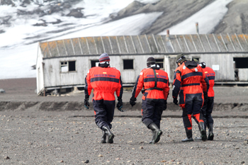 Antigua explotación ballenera en la base Gabriel de Castilla