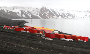 Vista de la bahía Puerto Foster