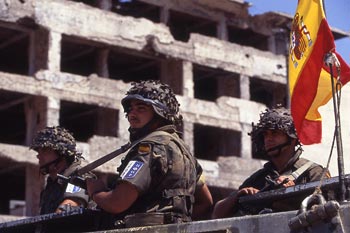 Conmemoración del final de la misión en Bosnia i Herzegovina (1993 - 1996 - 1998)