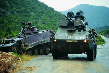 Conmemoración del final de la misión en Bosnia i Herzegovina (1999)