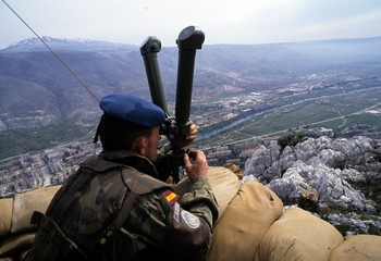 Conmemoración del final de la misión en Bosnia i Herzegovina