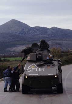 Conmemoración del final de la misión en Bosnia i Herzegovina