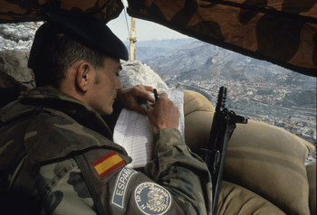 Conmemoración del final de la misión en Bosnia i Herzegovina