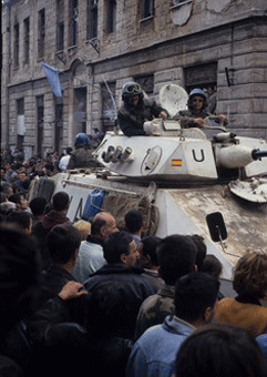 Conmemoración del final de la misión en Bosnia i Herzegovina