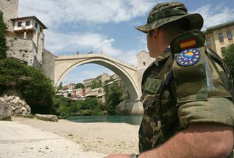 Conmemoración del final de la misión en Bosnia i Herzegovina