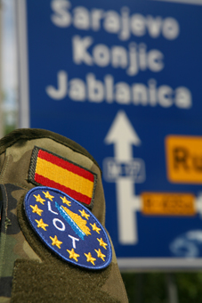 Conmemoración del final de la misión en Bosnia i Herzegovina