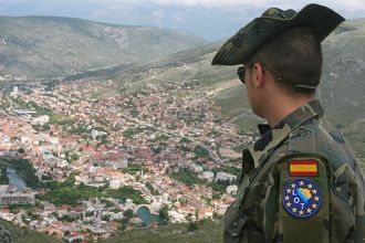 Conmemoración del final de la misión en Bosnia i Herzegovina