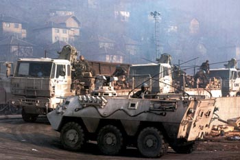 Conmemoración del final de la misión en Bosnia i Herzegovina. Unidades del Ejército
