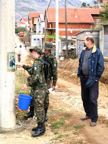 Conmemoración del final de la misión en Bosnia i Herzegovina. Unidades del Ejército