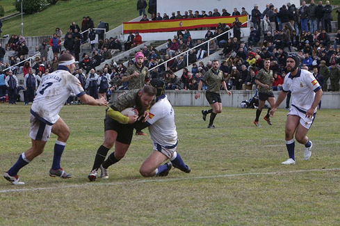 Encuentro de rugby entre el Ejército de Tierra y la Armada a favor de la lucha contra el cáncer