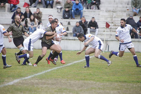 Encuentro de rugby entre el Ejército de Tierra y la Armada a favor de la lucha contra el cáncer