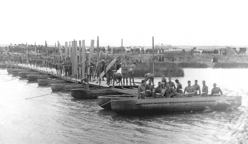 150 aniversario de la creación del Batallon de pontoneros y antigüedad del RPEI N&ordm;12