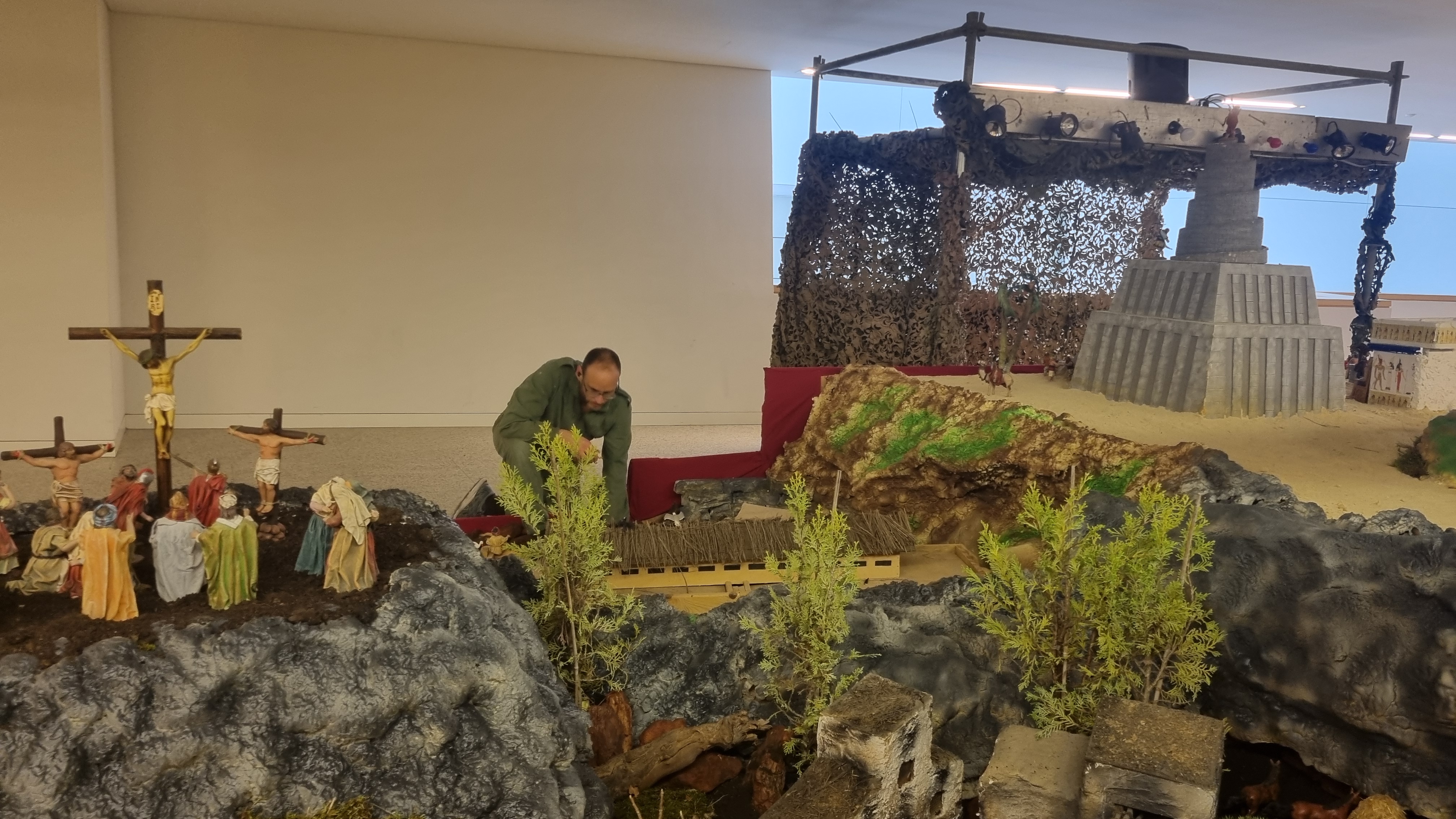 Montaje del belen 2025
