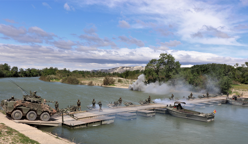 150 aniversario de la creación del Batallon de pontoneros y antigüedad del RPEI Nº12