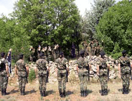 X Aniversario de la muerte, en acto de servicio, del caballero legionario Jose Gamez Chinea en Bosnia i Herzegobina