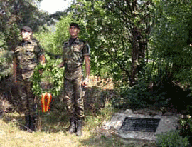 X Aniversario de la muerte, en acto de servicio, del caballero legionario Jose Gamez Chinea en Bosnia i Herzegobina