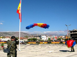 El contingente Español conmemora el día de la Hispanidad en MOSTAR (BiH)