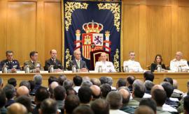 Presidencia del acto celebrado en el CESEDEN