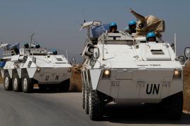 Patrulla española en la misión en el Líbano