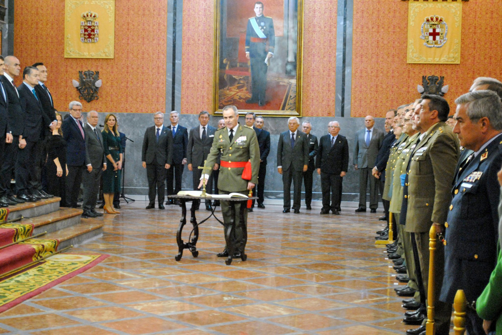 El JEME preside los relevos en el mando de la Fuerza Terrestre, Mando de Adiestramiento y Doctrina, y Mando de Canarias