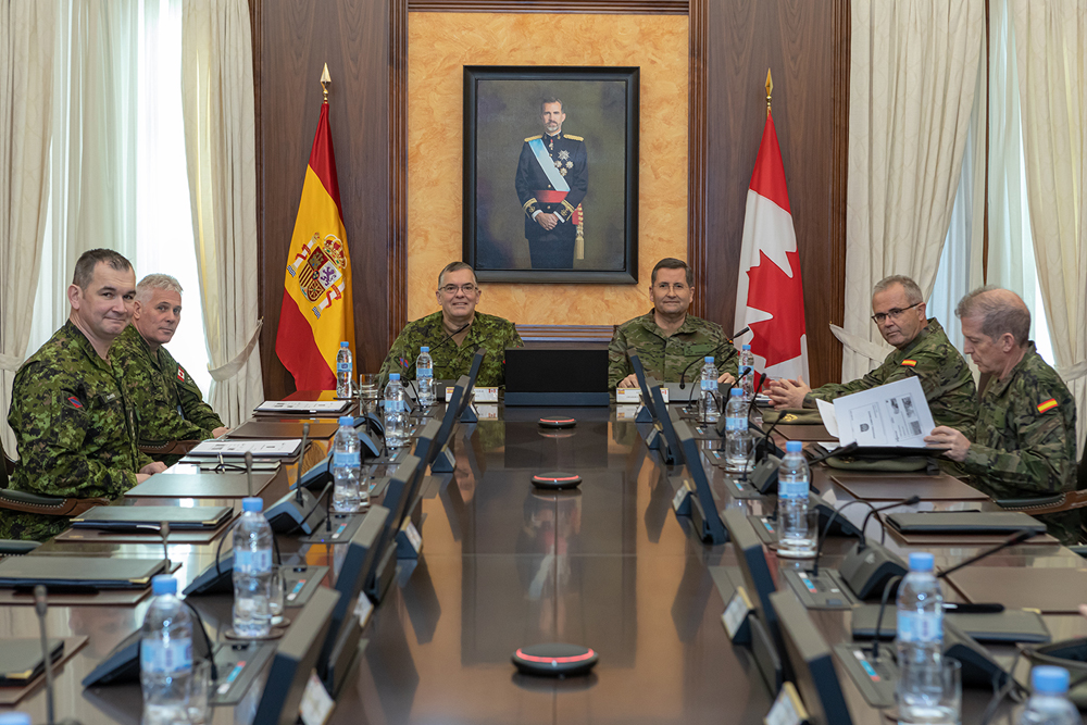 Reunión de trabajo durante la jornada