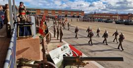 Acto celebrado en la base "Conde de Gazola" (León)