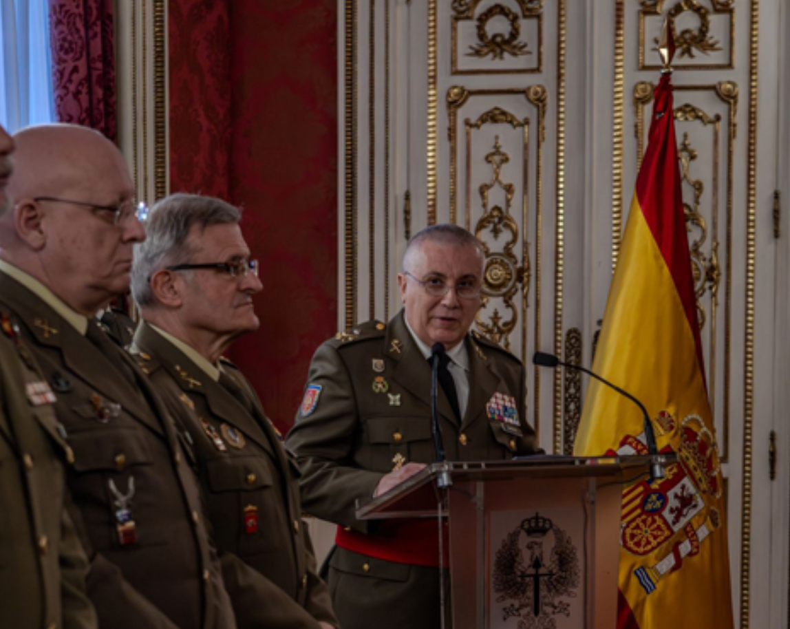 El SEJEME pronunciando unas palabras 