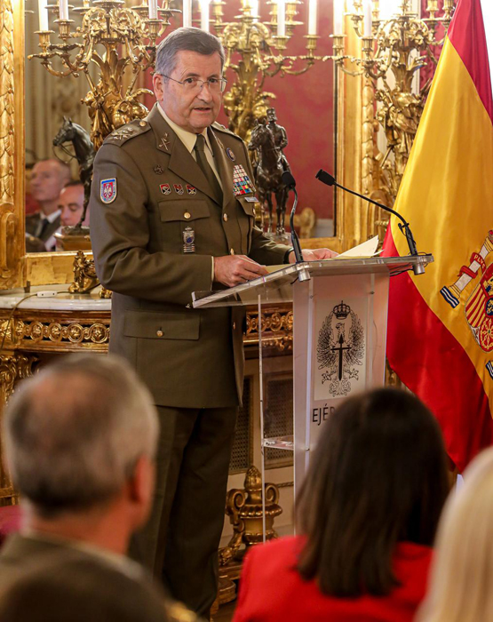 El JEME durante su intervención 