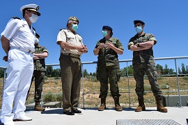 Visita del JEME a la Brigada de Sanidad