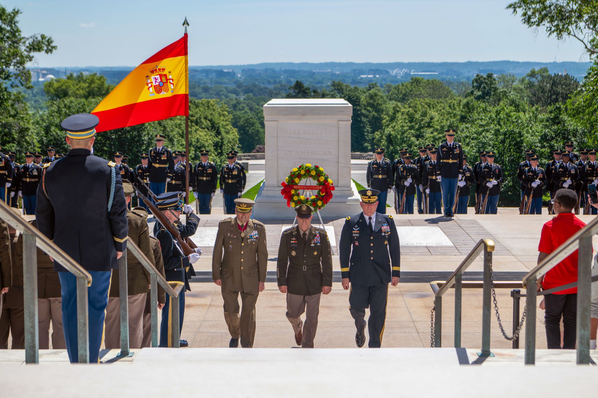 El JEME G.E. Amador Enseñat y Berea, concluye la visita oficial a los Estados Unidos