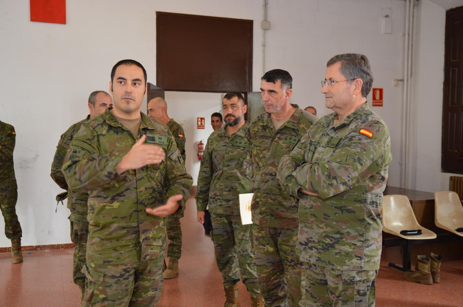 Visita oficial a diversas unidades del Ejército de Tierra ubicadas en Cataluña