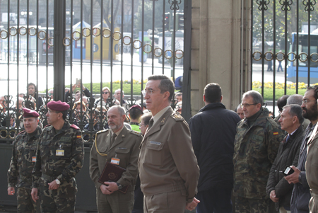 Inauguración del tradicional belén en el Palacio de Buenavista
