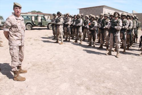 En la Brigada “Extremadura” XI