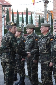 Saludo del JEME al personal militar