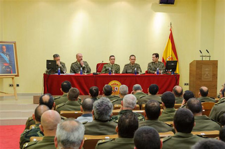 Visita del JEME al Centro Geográfico del Ejército.