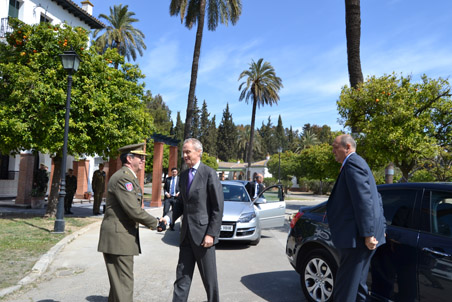 Visita del JEME al Regimiento de Transmisiones nº 32