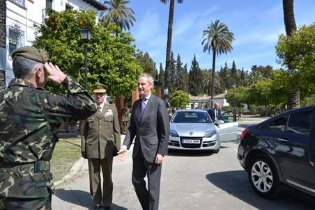 Visita del JEME al Regimiento de Transmisiones nº 32