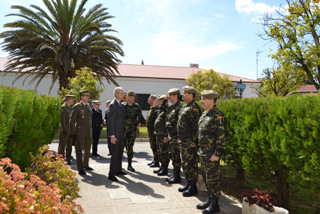 Visita del JEME al Regimiento de Transmisiones nº 32