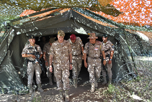 Ejercicio Redeo en el Cuartel General de Fuerzas Ligeras