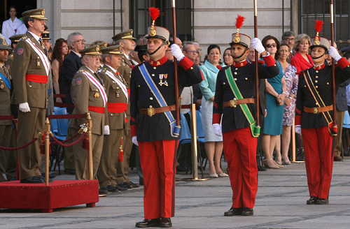 Jura de Bandera de personal civil en el Cuartel General del Ejército el 15 de junio de 2013